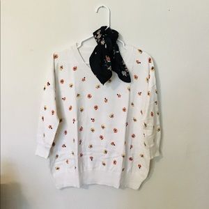 Madewell Studio Pansy Sweater/Vintage Floral